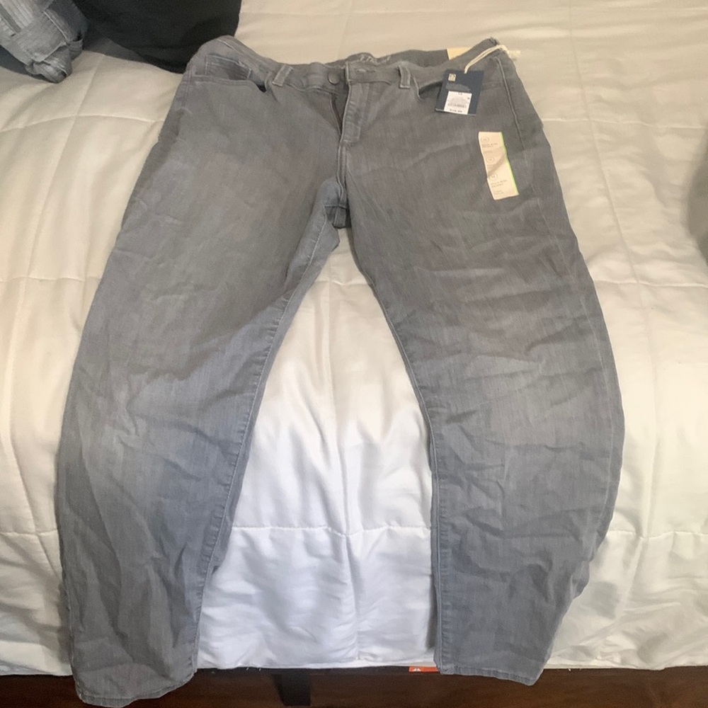 Grey stretch jeans